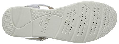 Geox D Sandal Hiver Bd - Zapatillas Mujer, Plateado (Silver C1007), 41 EU, Par