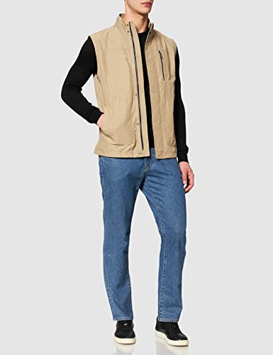 Geox M VINCIT GILET Chaleco Deportivo Hombre, Beige (Cobblestone Beige F5079), 48