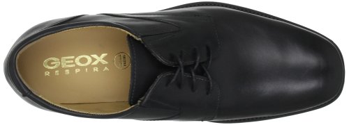 Geox U FEDERICO V Oxford Hombre, Negro (Black), 43.5 EU