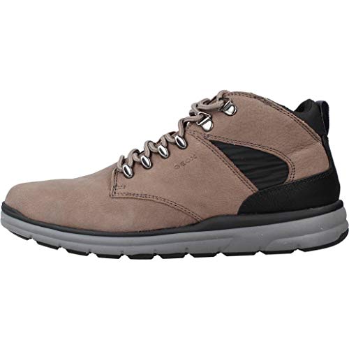 Geox U HALLSON A Botas Chukka Hombre, Gris (Stone C9007), 44 EU