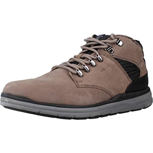 Geox U HALLSON A Botas Chukka Hombre, Gris (Stone C9007), 44 EU