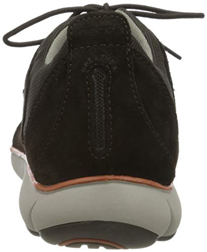 Geox U NEBULA C Zapatillas Hombre, Marrón (Dk Coffee), 43 EU