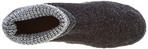 Giesswein Baumkirchen Pantuflas Altas, Unisex Adulto, Gris (Anthrazit 019), 38 EU