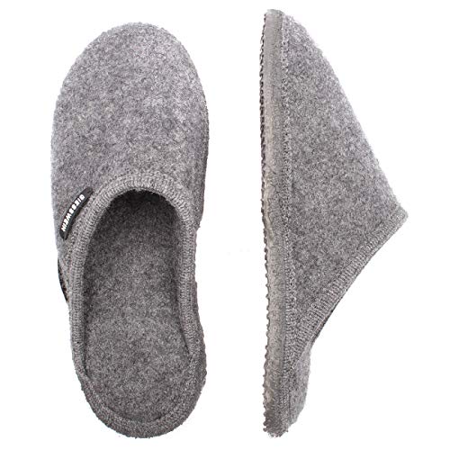 Giesswein Tino Pantuflas Planas, Unisex Adulto, Gris (Schiefer), 37 EU