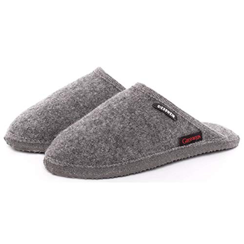 Giesswein Tino Pantuflas Planas, Unisex Adulto, Gris (Schiefer), 37 EU