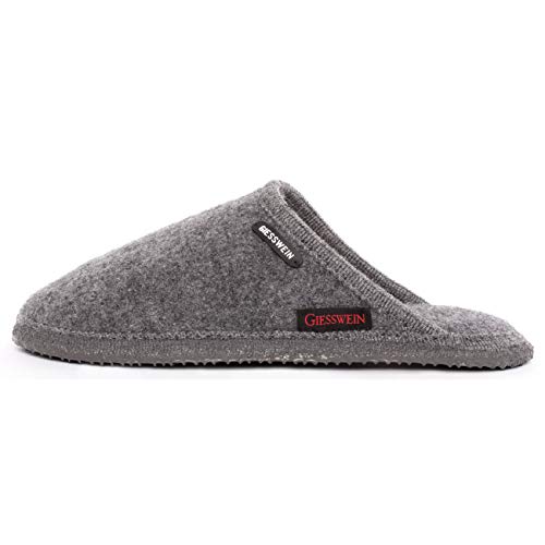 Giesswein Tino Pantuflas Planas, Unisex Adulto, Gris (Schiefer), 37 EU