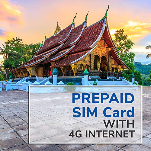 GMYLE Tarjeta SIM prepaga 10 países de Asia Pacífico, 5 GB / 10 días, incluidos Tailandia, Singapur y Camboya, Vietnam, sin Datos y Mensaje