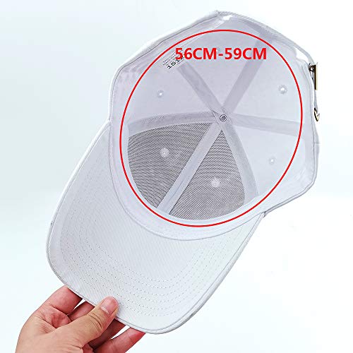 Gorra de Béisbol Simple Snapbacks Deportes Casual Sombrero de Béisbol Visera Sombrero de Protección Solar Gorras de Golf Casual Deportivo Algodón Peso Ligero Unisex Ajustable Sombreros