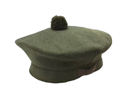 Gorra escocesa Tam O Shanter militar capó boina Balmoral del ejército