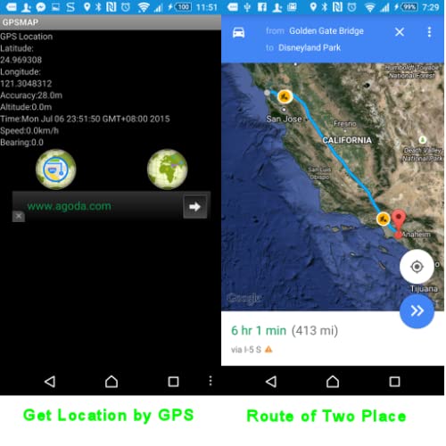 GPS Location & Google Map & Route Finder& Address Searching