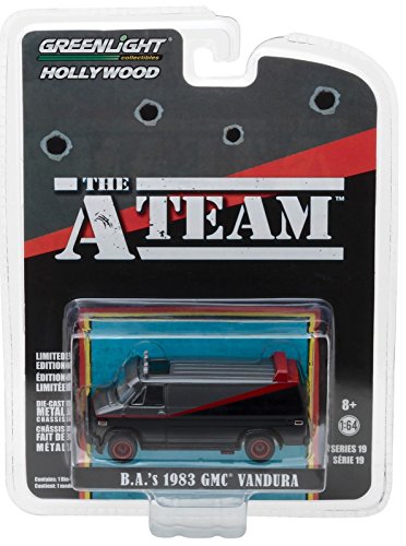 Greenlight A-Team Modelo DieCast Furgoneta GMC VANDURA 1983 de B.A. Baracus - Escala 1/64 Original