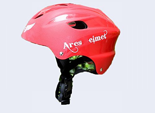 GZZ Equipo de Protección de Los Deportes Personalidad Casco del Casco de Ares Casco de Ruedas Casco de Montar Al Aire Libre Casco Herramienta,Rojo,Un Tamaño