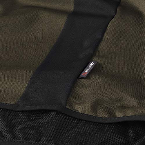 Härkila Sudadera de forro polar para hombre Tidan Hybrid – Sudadera de caza transpirable de material Polartec® Power Stretch® Willow Green / Black M