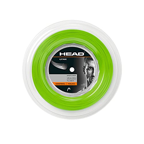 Head Lynx Rollo Cordajes de Raquetas de Tenis, Adultos Unisex, Verde, 16