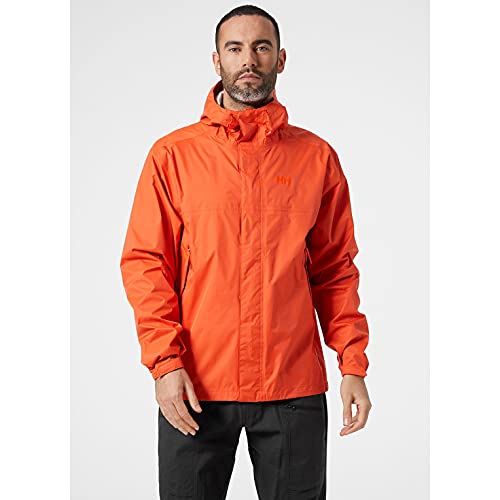 Helly Hansen Loke Chaqueta Impermeable y Transpirable Resistente al Viento, Naranja Patrulla, XXL para Hombre