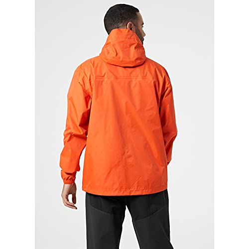 Helly Hansen Loke Chaqueta Impermeable y Transpirable Resistente al Viento, Naranja Patrulla, XXL para Hombre