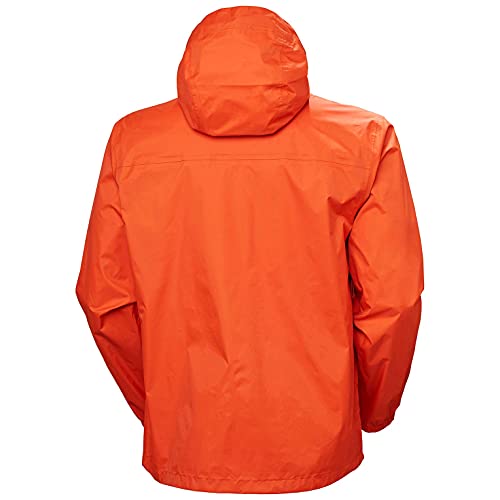 Helly Hansen Loke Chaqueta Impermeable y Transpirable Resistente al Viento, Naranja Patrulla, XXL para Hombre