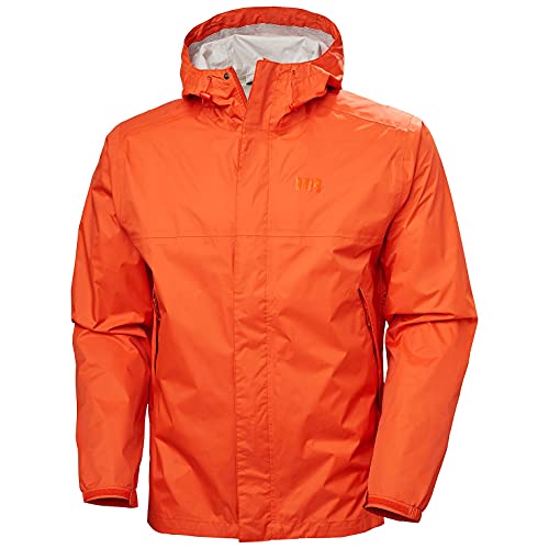 Helly Hansen Loke Chaqueta Impermeable y Transpirable Resistente al Viento, Naranja Patrulla, XXL para Hombre