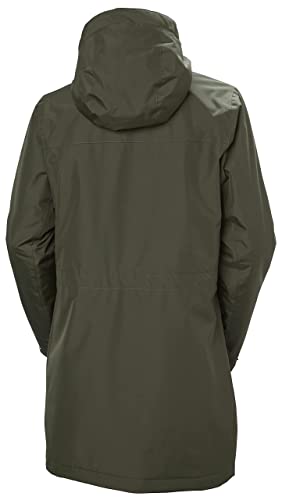 Helly Hansen W Frida Ins Parka, Verde Utilitario, M