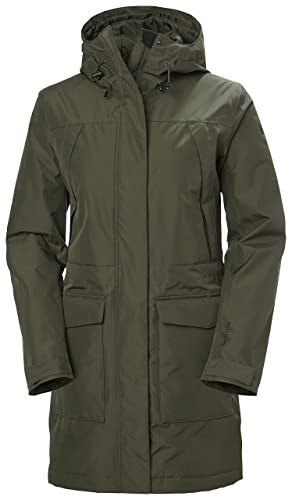 Helly Hansen W Frida Ins Parka, Verde Utilitario, M