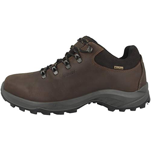 Hi-Tec Walk Lite Camino Ultra WP, Zapatillas de Senderismo Hombre, Marrón 41, 45 EU