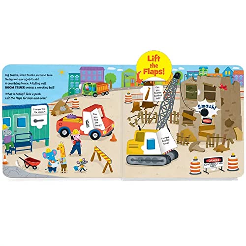 Hide-and-Seek at the Construction Site: A Hidden Pictures® Lift-the-Flap book (Highlights Lift-the-Flap Books)