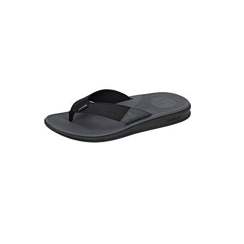 Hurley M Icon Flip Flop, Chanclas para Hombre, Gris (Newprint Or Black/Wht), 41 EU