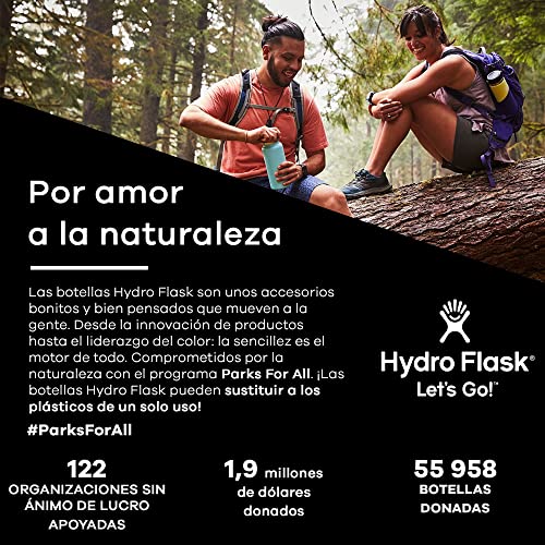 HYDRO FLASK - Cantimplora Isotérmica 709 ml, Botella Térmica Acero Inox, Termo Aislamiento al Vacío, Tapón Flex Cap Antifugas y Recubrimiento Polvo, Libre de BPA, Apertura Estándar, Cobalt