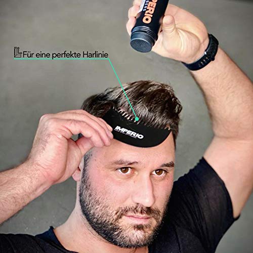 IMPERIO Optimizador de línea de pelo para cabello imperio disperso y para un raíz natural del cabello en la aplicación de fibras capilares.