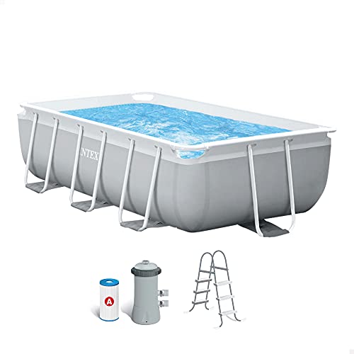 Intex 26784NP - Piscina rectangular prism frame intex 300x175x80 cm con depuradora