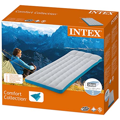 INTEX 67998 - Colchoneta hinchable camping 72x189x20 cm