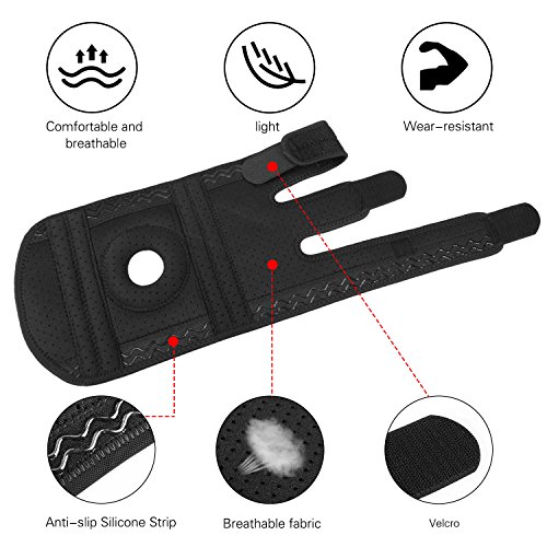 isermeo Rodilleras, Rodillera Rotuliana, Rodillera Menisco, Rodillera Rotula Protección, Soporte Deportivo - Correr, Voleibol, Baloncesto, Saltar, Caminar, Gimnasio - Transpirable