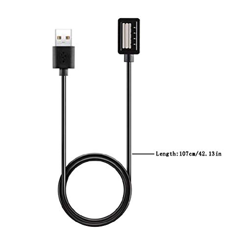 Ixkbiced Muelle de Cable de Carga USB de Cargador Inteligente para Reloj Suun-to 9 / Spartan Ultra/Sport