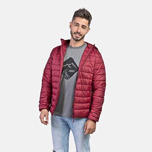 Izas | Chaqueta Invierno Hombre SINDU | Cazadoras Hombre | Abrigo Hombre Invierno | Chaquetas Acolchadas Hombre | Cazadora Entretiempo Hombre