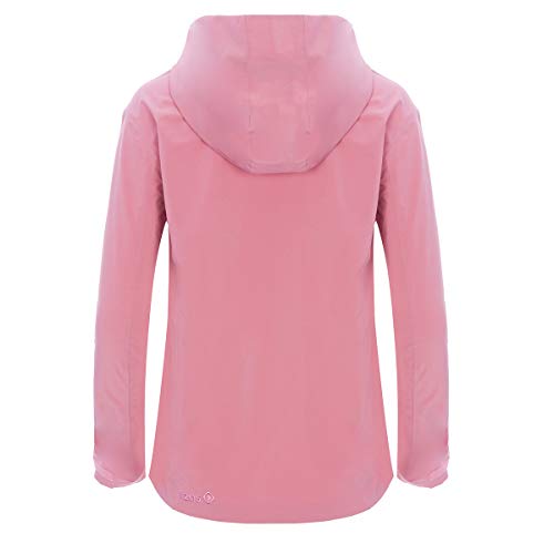 Izas Ginebra Chaqueta Impermeable, Mujer, Rosa Claro, S