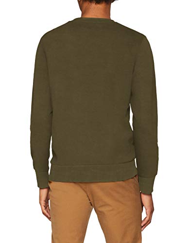 JACK & JONES Jjeholmen Sweat Crew Neck Noos, Suéter para Hombre, Verde (Olive Night), Medium