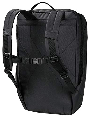 Jack Wolfskin Bondi Notebook Sac a Dos Mochila, Unisex Adulto, Negro (Black), One Size