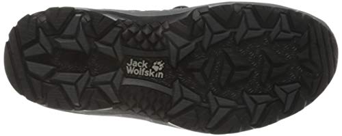 Jack Wolfskin Vojo 3 Texapore Mid W, Zapatos al Aire Libre Mujer, Dark Steel/Purple, 38 EU