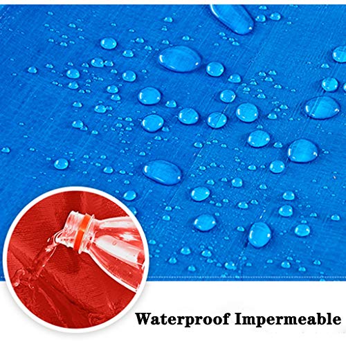 JDKC Lona Funda Impermeable 3 X 4m Lona Reforzada Resistente Al Agua Resistente Funda Hecha de Malla de Refuerzo de 175g/㎡ Tarp (Size : 10X10M)