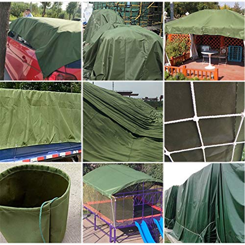 JDKC Lona Lonas, 3 X 4 M Lona de Sombra, Refugio Supervivencia Lona Acampada, Toldos para Coches Tarp (Size : 5X6M)