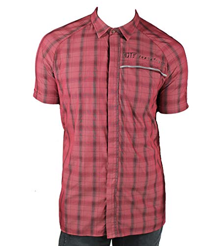 Jeanstrack Ranglan Camisa Multideporte, Unisex Adulto, Rojo, L