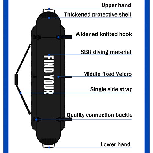 JFF Funda De Snowboard Funda Funda De Snowboard para Almacenamiento De Viaje Maleta De Protección De Transporte Bolsa De Neopreno para Snowboard,160