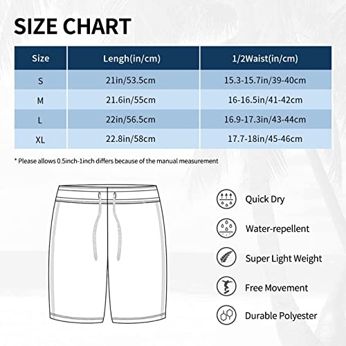 Jingliwang Custom Face Men's Boardshorts I Love You Swim Trunks Wife'S Face Beach Board Shorts for Men Quick Dry