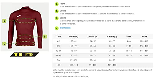 Joma Academy Camiseta Termica, Niños, Violeta, 6XS-5XS