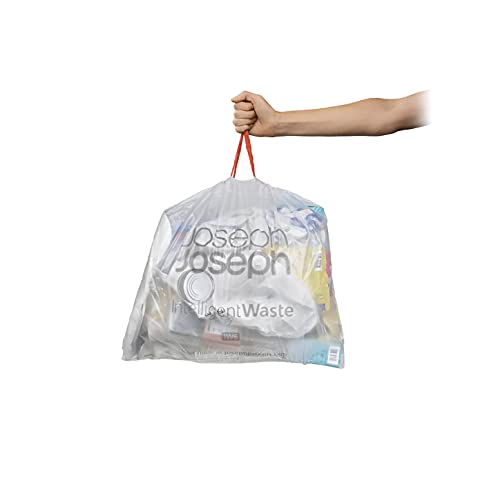 Joseph Joseph IW6 Forros de Basura de 30 litros (Paquete de 20) - Transparente