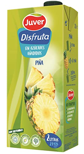 Juver Disfruta Bebida Refrescante con Zumo de Piña, 2L