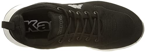 Kappa Trustal Unisex, Zapatillas para Correr de Carretera Adulto, 1110 Black White, 43 EU