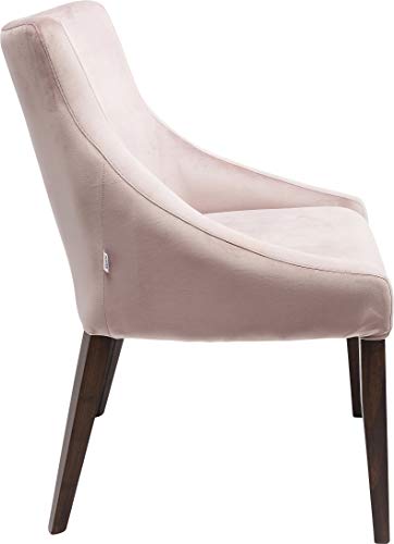 KARE Mode Velluto, Fucsia, 87 x 70 x 60 cm, Silla de Comedor Rosa