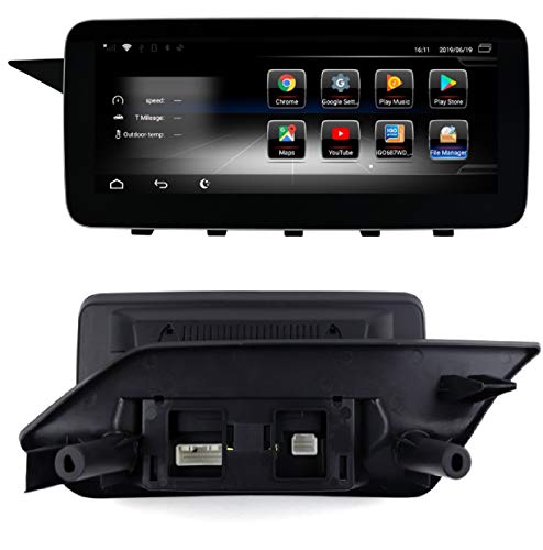 KasAndroid AUTORADIO Android para Mercedes Clase E W212 Sedan (2009-2010-2011-2012) E180 E200 E260 NTG 4.0 +Modem 4G Incluido (SIM) Pantalla Extragrande 10.25"/Quad Core 2GB RAM 16GB ROM/GPS Coche