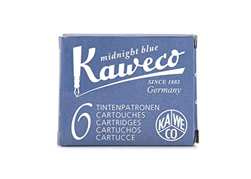 Kaweco - Cartuchos de tinta (6 unidades), color azul